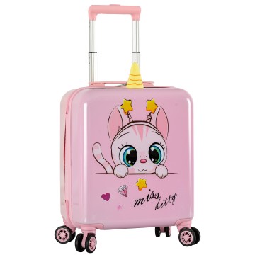 Valise cabine rigide Kids MISS KITTY 4 roues 45/48/22cm