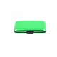Etui Portefeuille Porte-Cartes Aluminium Wallet Vert N1186 Cadeau utile Homme Femme
