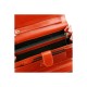 Sacoche/Pochette à main homme cuir TK0118 Cuir italien CAMEL/ORANGE - Cadeau homme