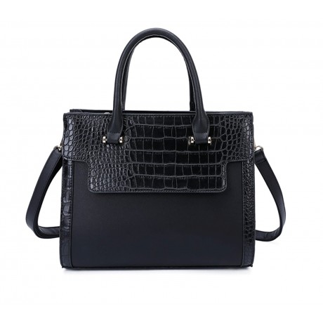 Sac à main femme   + Cadeau surprise, Sac Cabas Femmes PU Cuir ECO Grand Sac a Main Travail Cours Lycee Bandouliere