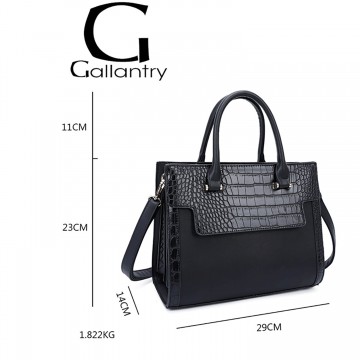Sac à main femme   + Cadeau surprise, Sac Cabas Femmes PU Cuir ECO Grand Sac a Main Travail Cours Lycee Bandouliere