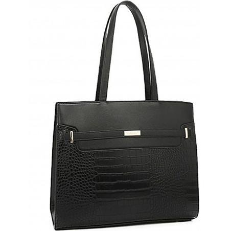 Sac à main femme   + Cadeau surprise, Sac Cabas Femmes PU Cuir ECO Grand Sac a Main Travail Cours Lycee Bandouliere