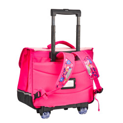 Sac à dos Cartable à roulettes  41 cm Sac scolaire Adapté du CP-CE2