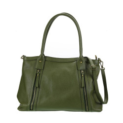 Sac à main cuir grainé So-KAKY - Sac porté main / épaule 40x27x14 cm
