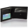 Portefeuille à l'italienne Cuir noir N1181 Porte-monnaie homme