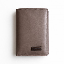 Petite Maroquinerie - Portefeuille/Porte-cartes en cuir N1284 FUSHIA