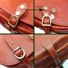 Sac à bandoulière femme cuir WESTERN-C 31x25x15 cm