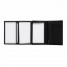 Portefeuille design Portefeuille homme cuir noir N1335 Cadeau homme PACK cadeau parfait pour Noël. une fête. un anniversaire