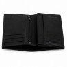 Portefeuille design Portefeuille homme cuir noir N1335 Cadeau homme PACK cadeau parfait pour Noël. une fête. un anniversaire
