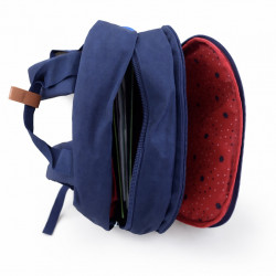 Snowball Sac à Dos pour  Fleurs 42x32x17 cm Polyester 900D Bleu Rose 15L POUR CM1CM2