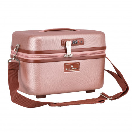 Snowball Grand Vanity Case Rigide à Code TSA ROSE