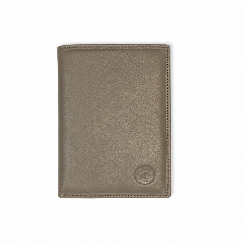 Portefeuille Monnaie Cartes Permis Certificat Cuir Noir Homme Femme N1182