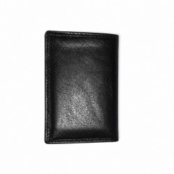 Porte-cartes en cuir NOIR