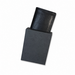 Porte-cartes en cuir NOIR