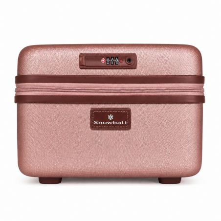 Snowball Grand Vanity Case Rigide à Code TSA ROSE