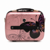 Vanity Case Rigide Rose Gold avec poignée et bandoulière - Madisson.