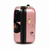 Vanity Case Rigide Rose Gold avec poignée et bandoulière - Madisson.