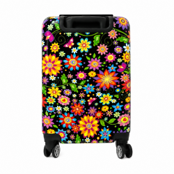 Valise Cabine  Print 55 cm à 4 Roues en Polycarbonate