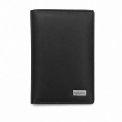 Portefeuille design Portefeuille homme cuir noir N1335 Cadeau homme PACK cadeau parfait pour Noël. une fête. un anniversaire
