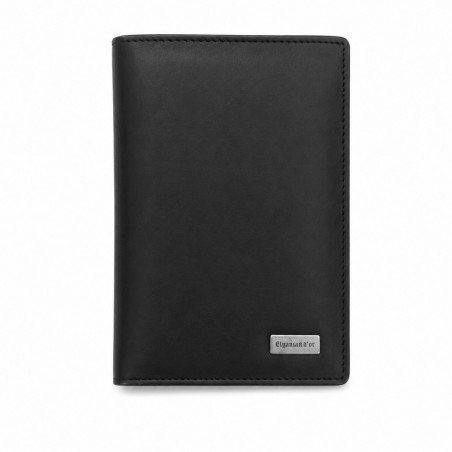 Portefeuille design Portefeuille homme cuir noir N1335 Cadeau homme PACK cadeau parfait pour Noël. une fête. un anniversaire