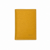Cadeau/Achat utile - Porte cartes/billets cuir gariné Jaune