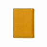 Cadeau/Achat utile - Porte cartes/billets cuir gariné Jaune