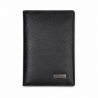 Cadeu utile Homme/Femme - Porte papiers en cuir de vachette lisse N1279 NOIR