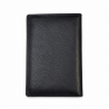 Cadeu utile Homme/Femme - Porte papiers en cuir de vachette lisse N1279 NOIR