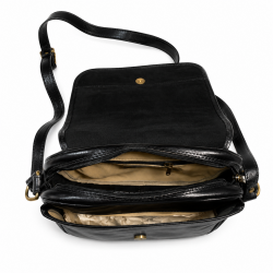 Sac bandoulière femme cuir  26x20x10 cm