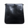Sac bandoulière cuir. sac en cuir Italien. Noir