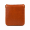Sac bandoulière cuir souple. sac en cuir Italien. Ines N1273 Marron Camel