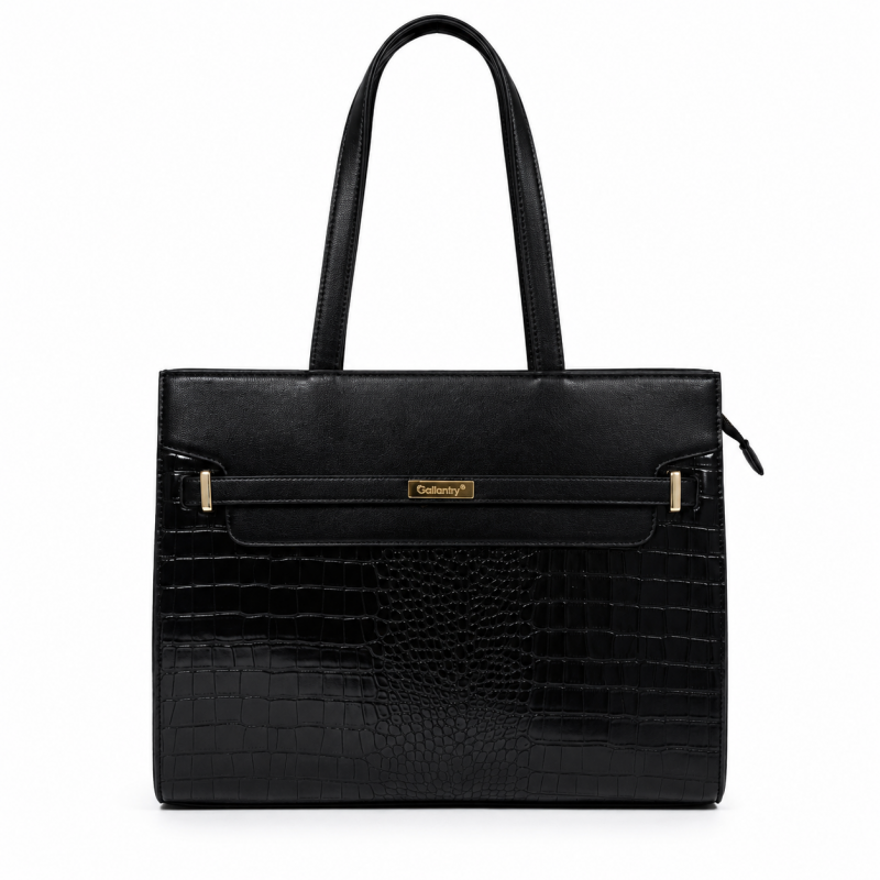 PACK Sac à main femme plus le portefeuille, Sac type Cabas Femmes PU Cuir