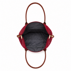 Sac SHOPPING / ETUDIANTE / VOYAGE - Nylon et Cuir SYNT. Très résistant - 50X32 CM