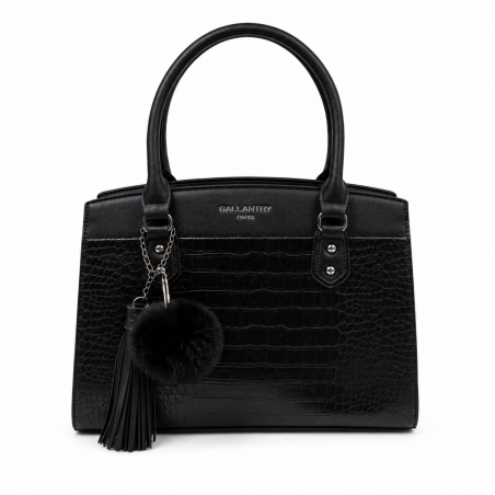 Sac à main cabas pour femme en cuir PU ECO, idéal pour le travail et les cours, avec un cadeau surprise inclus.