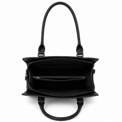 Sac à main cabas pour femme en cuir PU ECO, idéal pour le travail et les cours, avec un cadeau surprise inclus.
