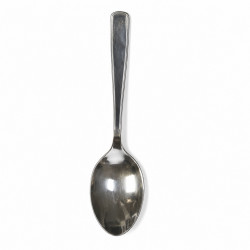 Lot de 100 cuillères à soupe en acier inoxydable.