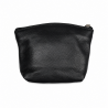 Petite trousse de toilette de voyage Cuir noir TK128 16X12 cm.