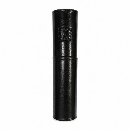 Achat utile / Cadeau homme femme - ETUI STYLO CUIR MARRON NOIR - MILANO 205