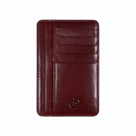 Portefeuille "SLIMI1" type étui cuir véritable TRAVEL-CITY 14x9 cm