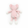 Peluche souris maman bebe, multicolore
