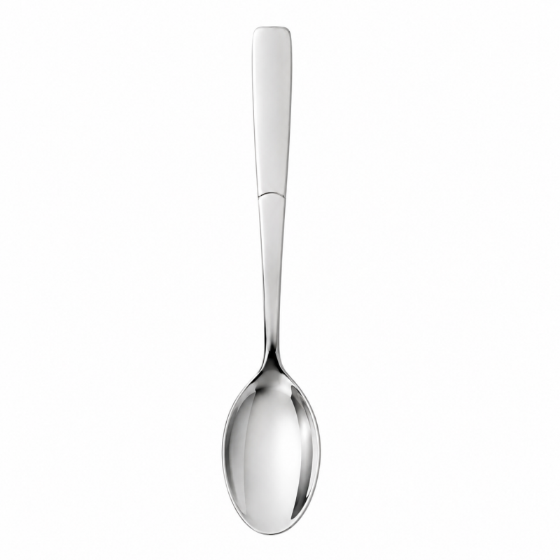Lot de 100 cuillères à soupe en acier inoxydable.