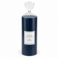 Bougie Cylindrique  "GLASS SCENTED0 CANDLE" 13x7 cm BLEU