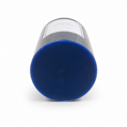 Bougie Cylindrique  "GLASS SCENTED0 CANDLE" 13x7 cm BLEU