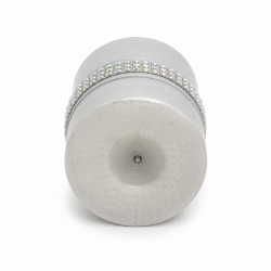 Bougie Cylindrique "LAURA" 10x7 cm GRIS