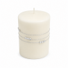 Bougie  " KOLIA" 10x7 cm Bougie décoratives BLANC