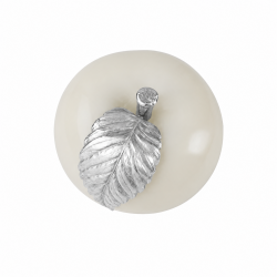 LOT DE 3 Bougies Ronde " POMME" diamètre 10 cm BLANC