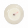 LOT DE 3 Bougies Ronde " POMME" diamètre 10 cm BLANC