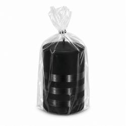 Bougie  "CAPELLA" 10x7 cm  1 PCS Bougie décorative NOIR