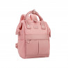 Sac à dos urbain chic, format M (H 35 x L 26 x P 17 cm), mélange de polyester 900D et de synthétique.ROSE