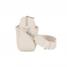 Snowbal Sac Bandoulière Femme en Cuir Grainé, Beige
